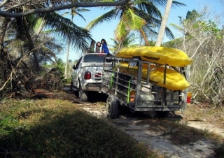 Voyage jusqu'au site de kayak 